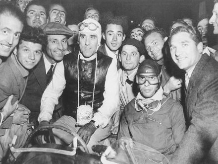 Tazio Nuvolari i Andrea Scapinelli.